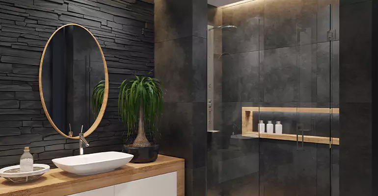 Bathroom Floor Tile Remodel in Lubbock