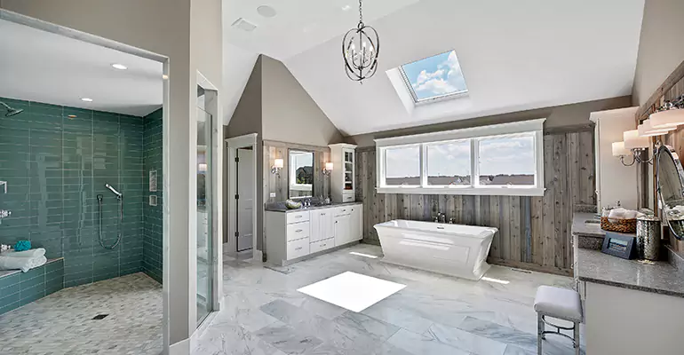 Guest Bathroom Flooring Remodel in Lubbock